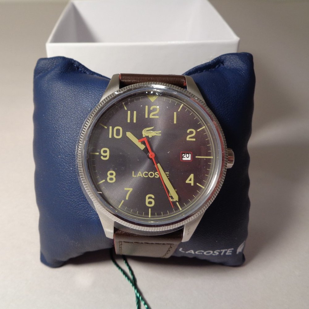 Lacoste CONTINENTAL Brown Silver New Men's Watch